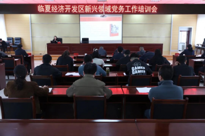 【园区党建】临夏经济开发区举办新兴领域党务工作培训会